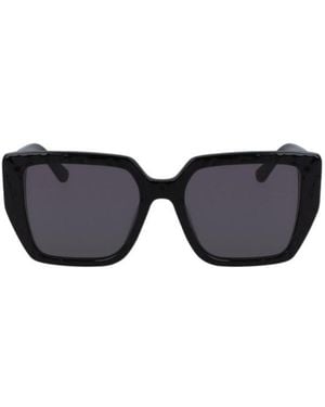 KARL LAGERFELD Geometric Frame Sunglasses - Multicolor