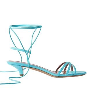 Paris Texas Linda Leather Sandals - Blue