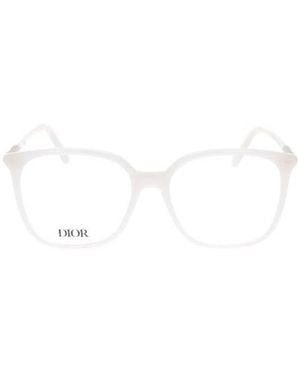 Dior Eyewear Square Frame Glasses - White