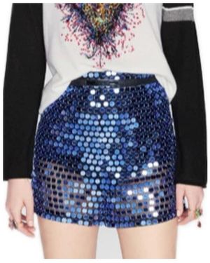Dior Sequins Decorated Shorts - Blue