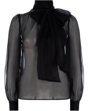 GIUSEPPE DI MORABITO Tie Shirt - Black