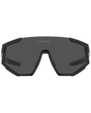Prada Linea Rossa Logo Sunglasses - Grey