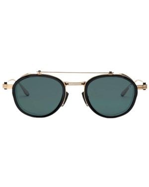 Akoni Geometric Sunglasses - Green