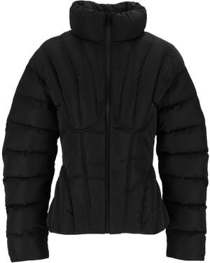 Elisabetta Franchi Quilted Down Jacket - Black