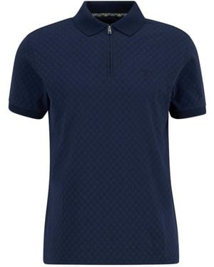 Barbour Hockham Tailored Polo Shirt - Blue