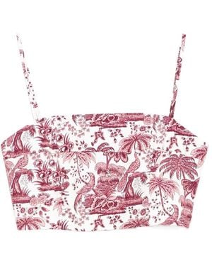 STAUD Federico Tank Top - Pink