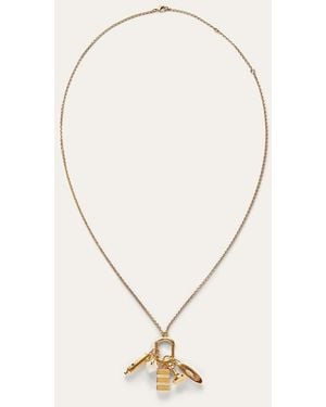 Loro Piana Anniversary Pendant Necklace - Natural