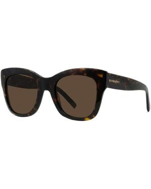 Givenchy Eyewear City Square Frame Sunglasses - Metallic
