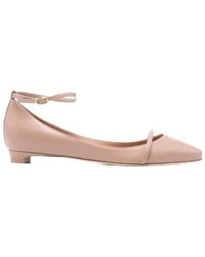 Malone Souliers Mary Pointed-Toe Ballet Flats - Pink