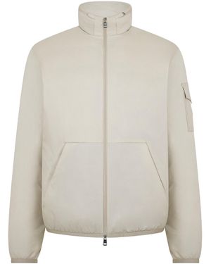 Moncler Stand-Collar Jacket - White