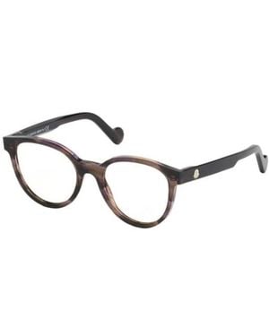 Moncler Eyewear Round Frame Glasses - Multicolor