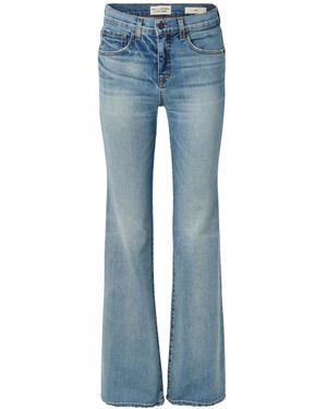 Nili Lotan Celia High Waist Denim Trousers - Blue