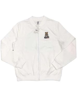 Moschino Printed Pattern Casual Jacket - White