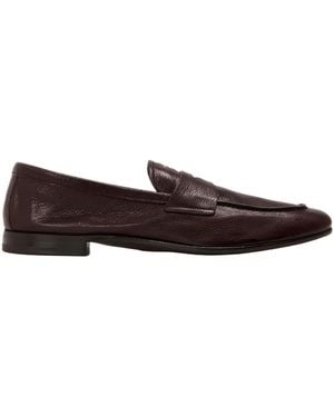 Prada Logo Loafers - Brown