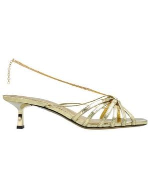 Golden Goose Nico Chained Sandals - Metallic