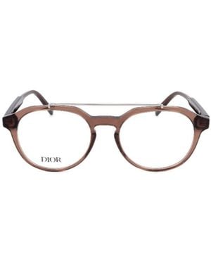 Dior Full-Rimmed Plano Lenses - White