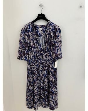 Dries Van Noten Daffie Dress - Blue