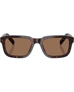 Prada Eyewear Square Frame Sunglasses - Multicolor