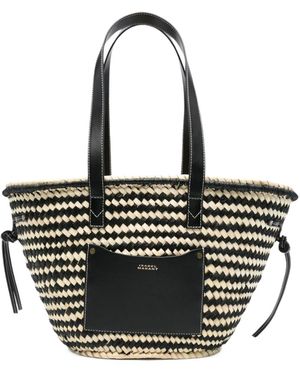 Isabel Marant Medium Cadix Top Handle Bag - Black