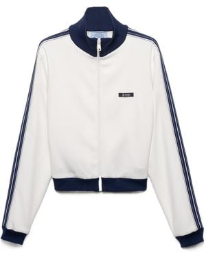 Prada Zip-Up Fleece Jacket - Blue