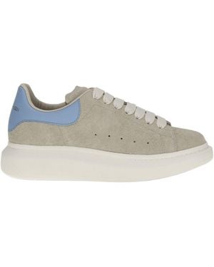 McQueen Lace-Up Sneakers - Gray