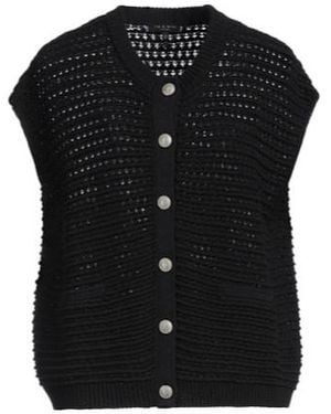 Rag & Bone Solid-Color Sleeveless Knitted Waistcoat - Black