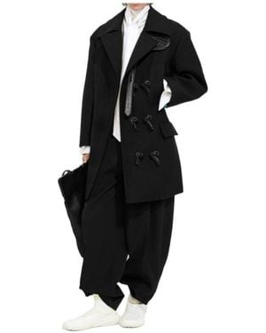 Bottega Veneta Wool And Mohair Gabardine Coat - Black