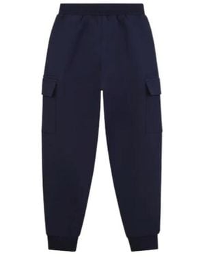 BOSS Cargo-Pockets Track Pants - Blue