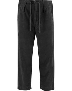 Polo Ralph Lauren Classic Fit Pleated Corduroy Pants - Black