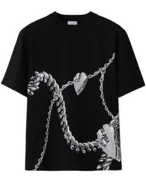 Burberry Shield Hardware Cotton T-Shirt - Black