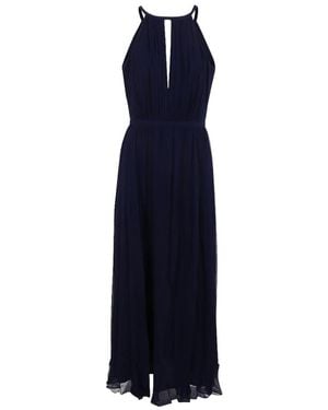Polo Ralph Lauren Keyhole-Detailed Sleeveless Maxi Dress - Blue