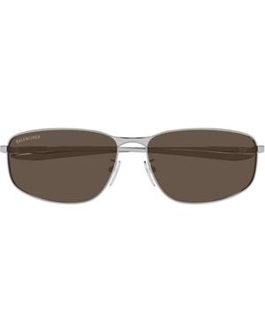Balenciaga Eyewear Rectangular Frame Sunglasses - Multicolor