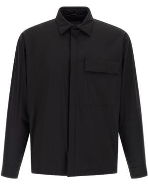 Herno Windproof Overshirt Jacket - Black