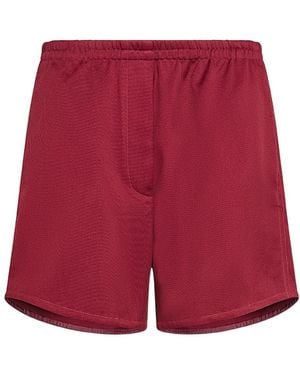 forte_forte Cotton Shorts - Red