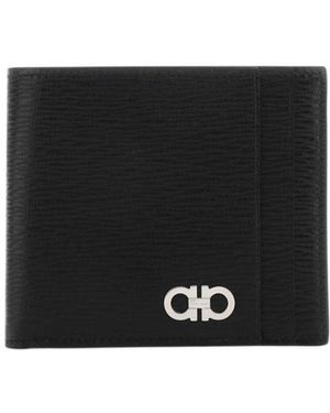 Ferragamo Double-Folded Wallet - Black