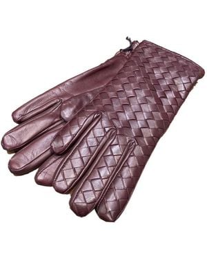 Bottega Veneta Knitted Glove - Purple