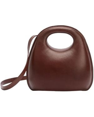 Lemaire Egg Tote Bag - Brown