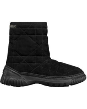 Dior Christian Paris Frost Ankle Boots - Black