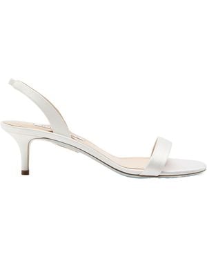 Aquazzura Satin Sandals - White