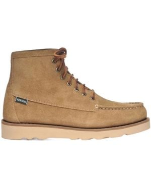 Sebago Moc-Toe Lace-Up Shoes - Brown
