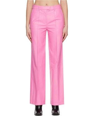 Stand Studio Four-Pocket Casual Trousers - Pink