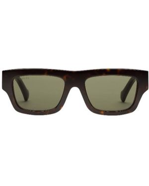 Gucci Eyewear Squared Frame Sunglasses - Green