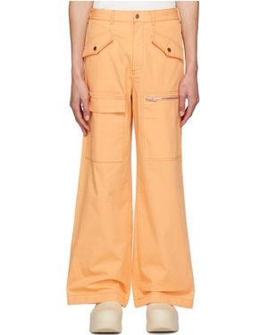 Dion Lee Multi-Pocket Slouched Trousers - Orange