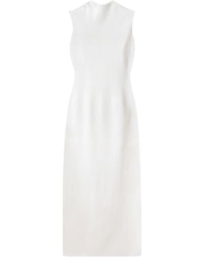 Cult Gaia Deira Sleeveless High-Neck Dress - White