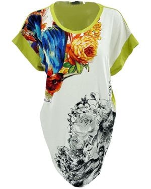 Just Cavalli Floral Printed T-Shirt - Multicolor