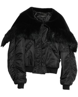 Gucci Padded Bomber Jacket - Black