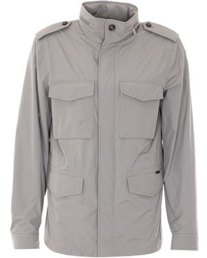 Moorer Denver Field Jacket - Grey