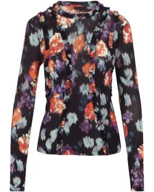 Ulla Johnson Clover Jersey Top - Blue