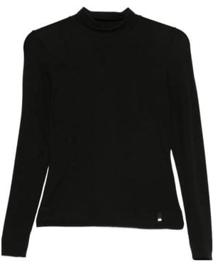 Herno Long-Sleeve Knit Top - Black