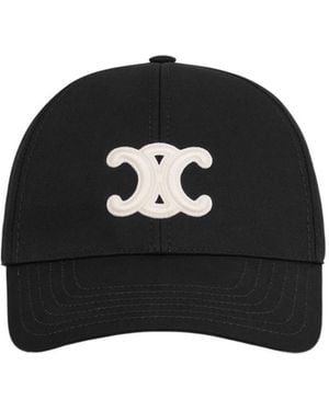 Celine Triomphe Baseball Cap - Black